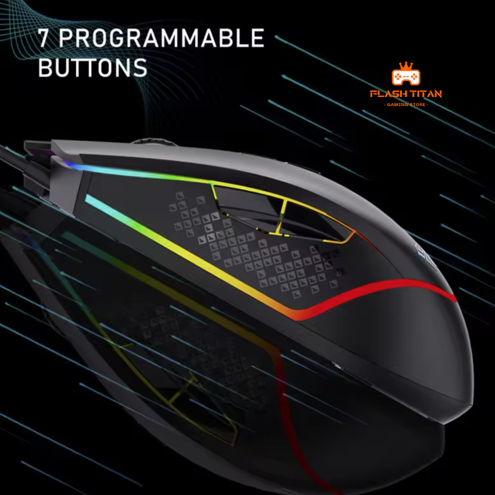 Chuột Máy Tính Chơi Game AULA F805 - Gaming có LED RGB - Tự Động Đổi Màu Cực Đẹp - Độ trễ thấp | BigBuy360 - bigbuy360.vn