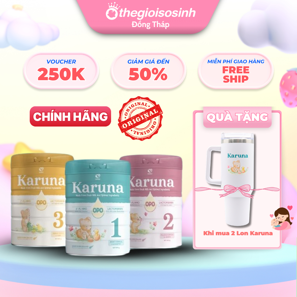 [🔥699K DATE 2027+LY KARUNA🔥] Sữa Karuna Infant Formula Số 1, 2, 3  800g Phát Triển Toàn Diện, Bổ Sun