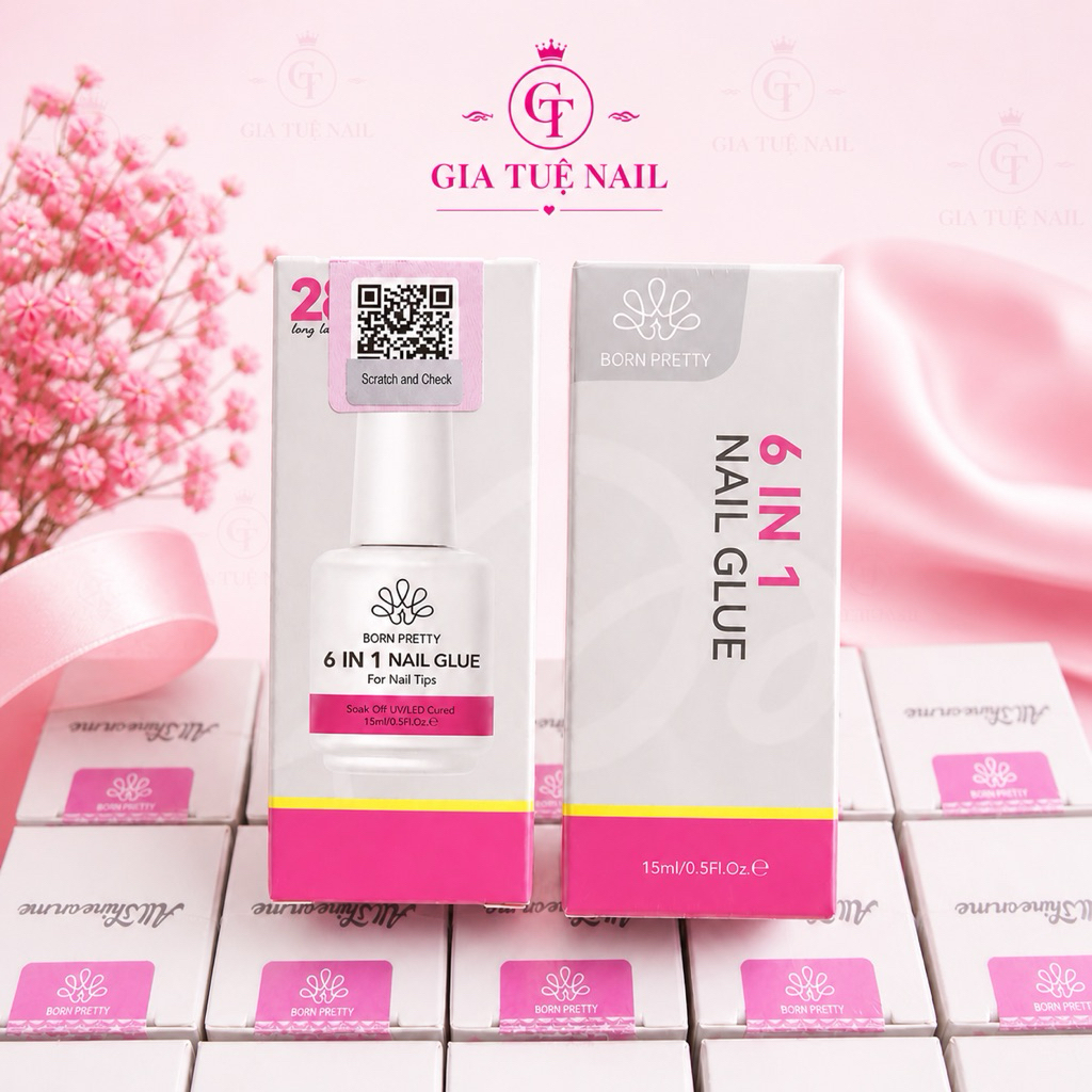 Glue gel 6in1 Born Pretty mẫu mới
