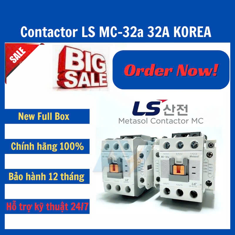 Khởi động từ LS - Contactor LS MC-32A
