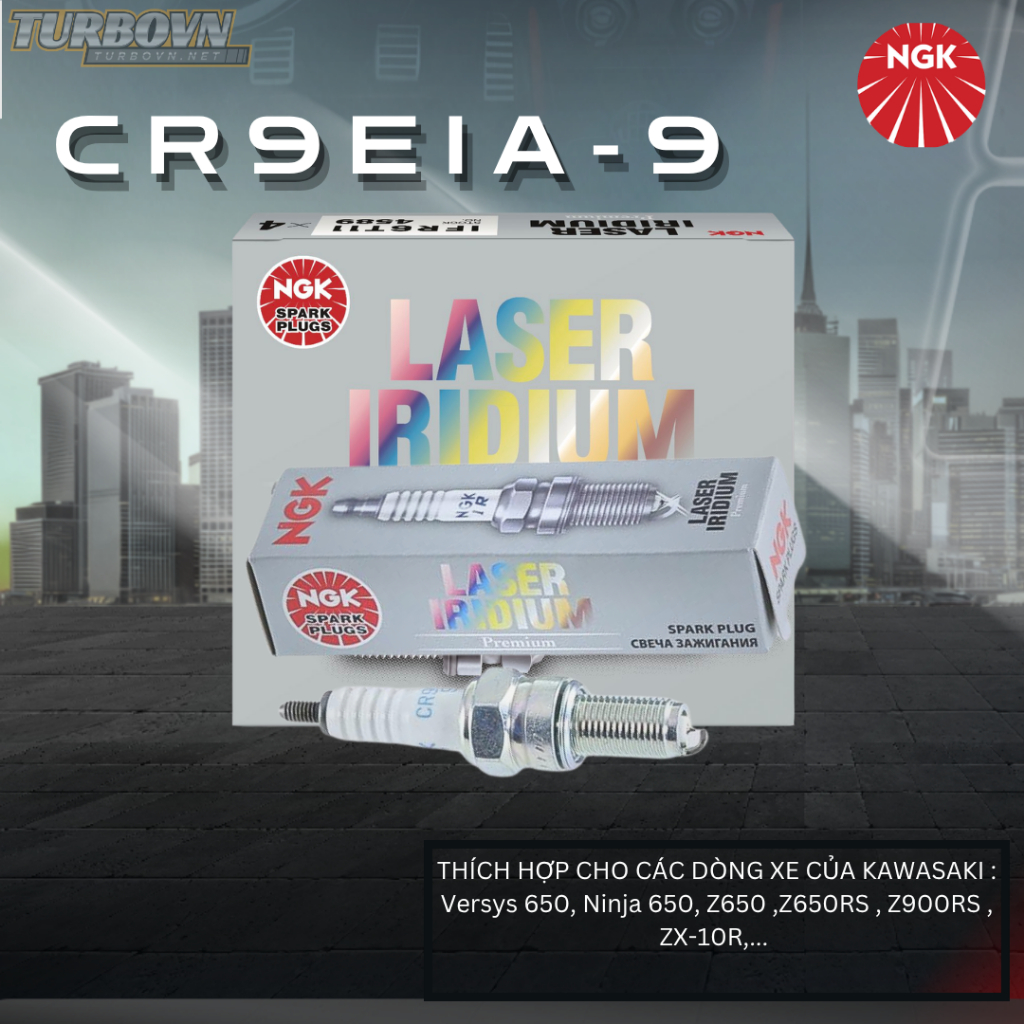 Bugi NGK LASER IRIDIUM cho xe KAWASAKI CR9EIA-9