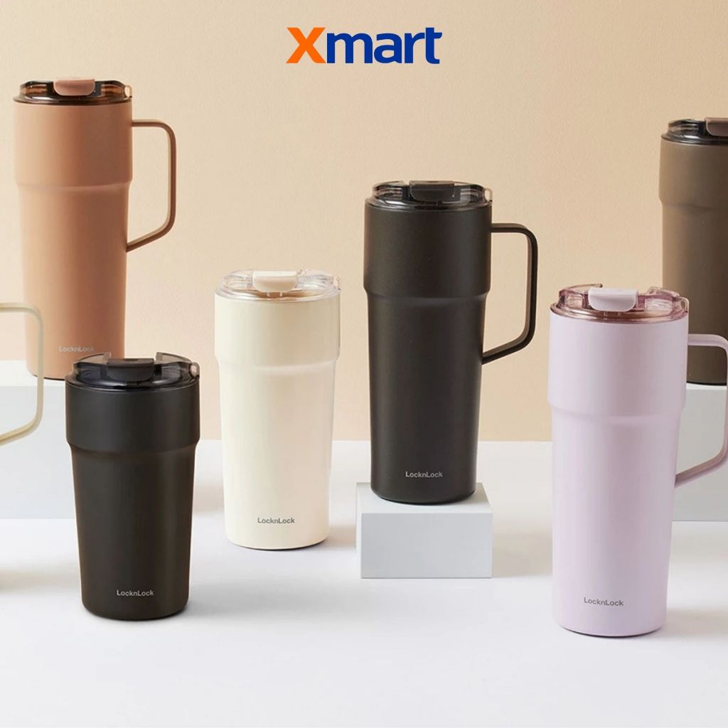 Bình Giữ Nhiệt Lock&Lock Metro Cafe 500ml Phủ Sứ Cao Cấp Giữ Nóng Lạnh Tiện Lợi LHC4357