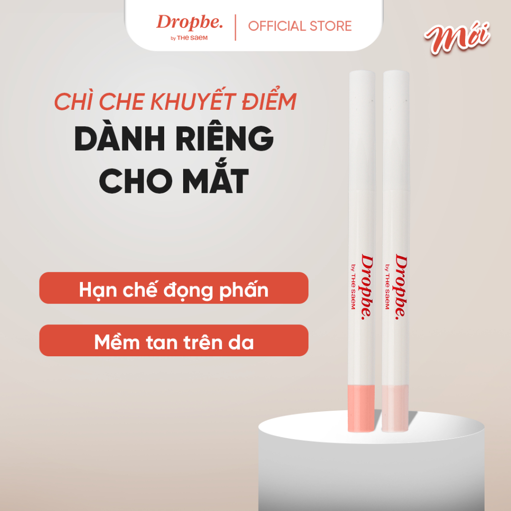[Drop Be by THE SAEM] Chì che khuyết điểm thuần chay hiệu chỉnh quầng thâm dành cho mắt Colors Eye C