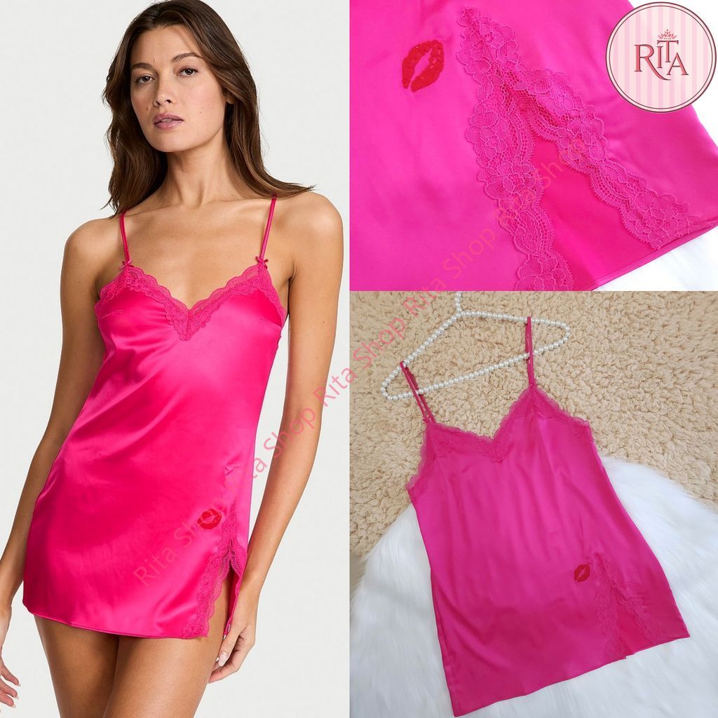 Size S (55-60kg) Đồ ngủ 2 dây, đầm, váy Victoria secret