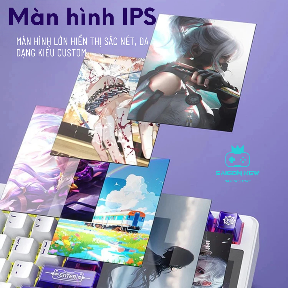 Bàn phím cơ Bluetooth AULA L99 phù hợp văn phòng,chơi game - Màn LED cảm ứng hiện đại - Pin 8000mAh - Hỗ trợ hotswap | BigBuy360 - bigbuy360.vn
