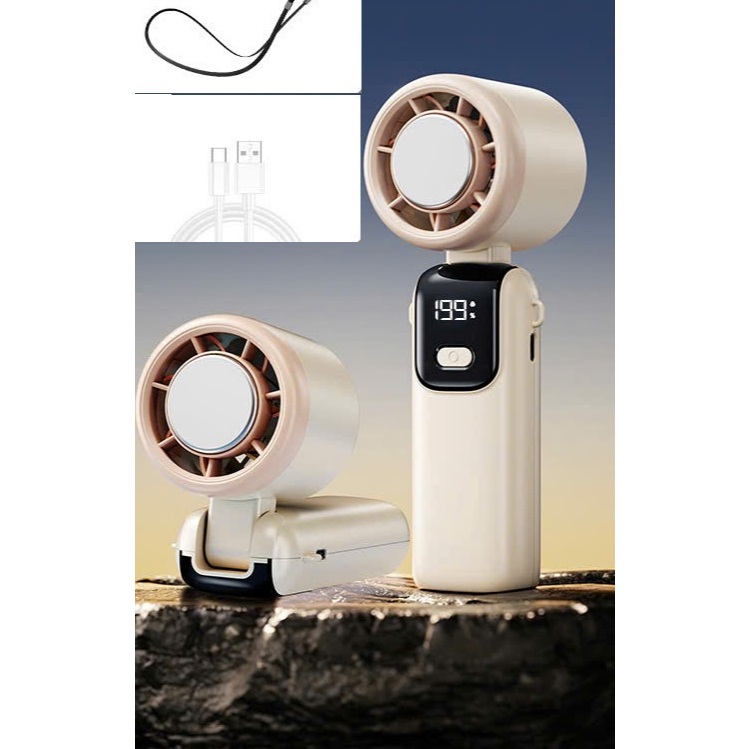Quạt tích điện mini Sò LẠNH phiên bản 2026 | BigBuy360 - bigbuy360.vn