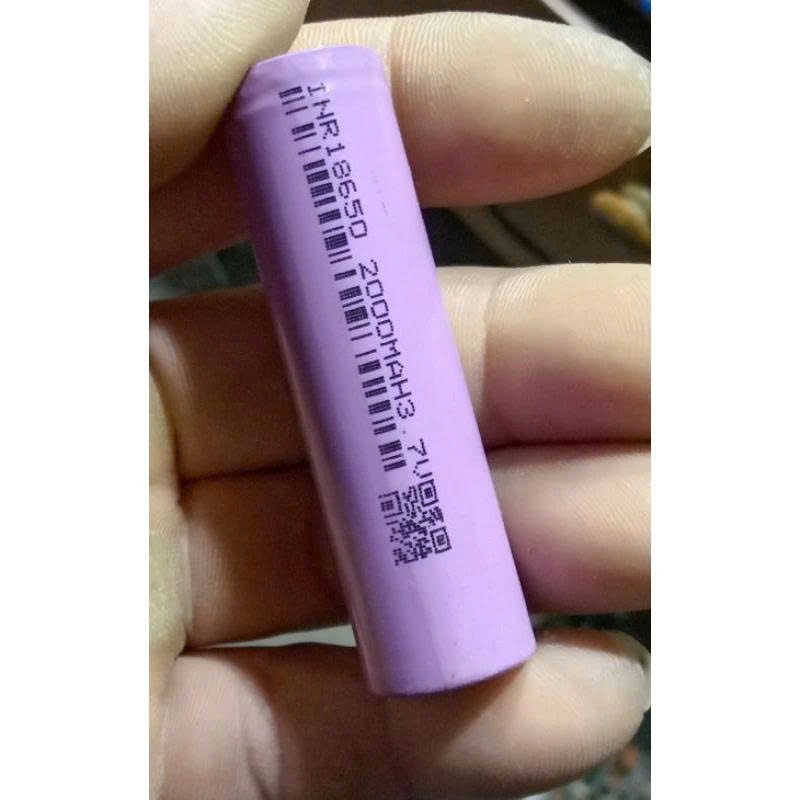 Pin Lithium Sạc 18650 3.7V 2000mAh–3000mAh – Pin Dùng Cho Đèn Pin, Camera, Quạt Mini, Thiết Bị Điện 
