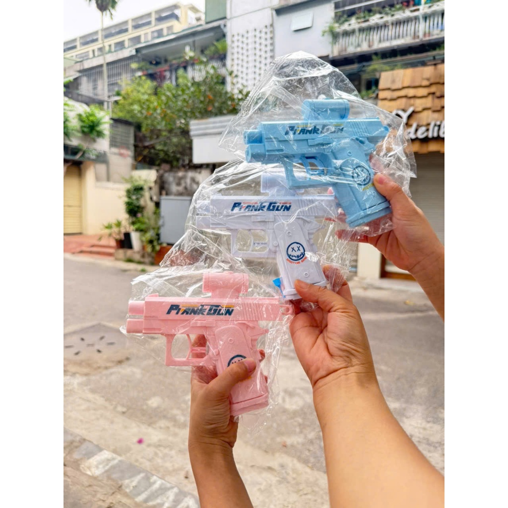 Súng Nước 2 Đầu Phun Prank Gun Mini Cao cấp– Đồ Chơi Troll Hài Hước Cho Bé, Phun Nước Hai Chiều Cực 