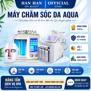 Máy Chăm Sóc Da 6in1 | Máy  AQua H2O2 6 Chức Năng Chăm Sóc Da Mặt Chuyên Sâu Cho Spa Thẩm Mỹ Viện