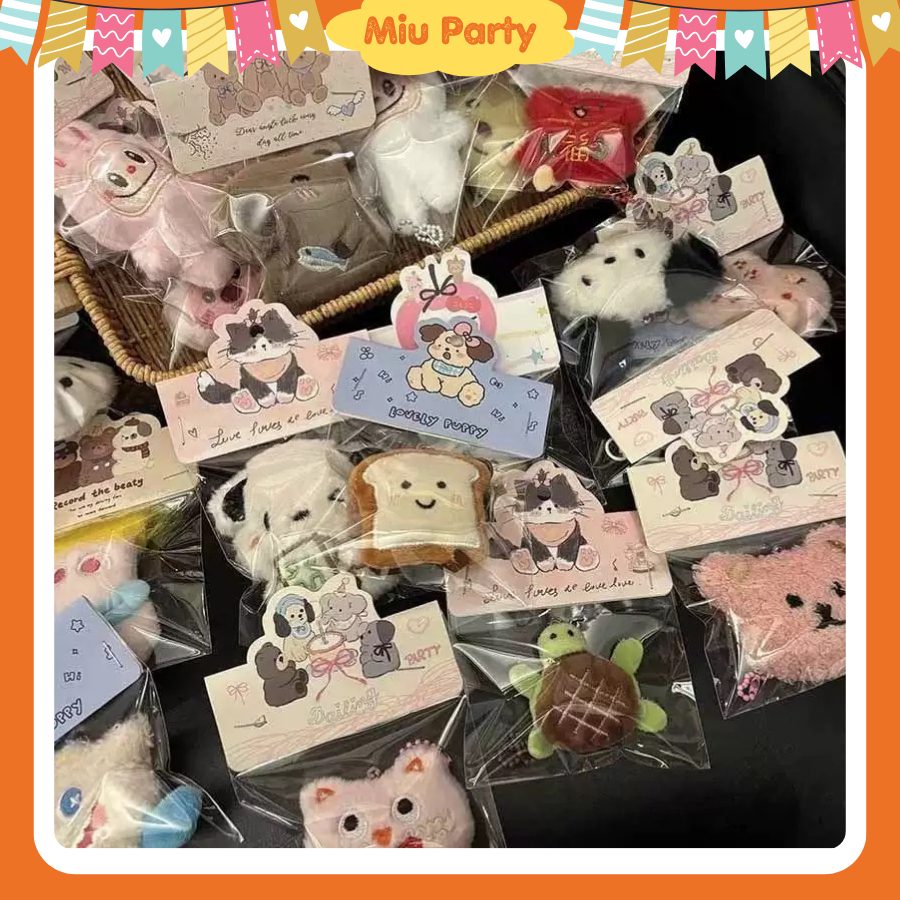 Quà Tặng Sinh Nhật Móc Khóa Gấu Bông Mini Cho Bé - Miu Party