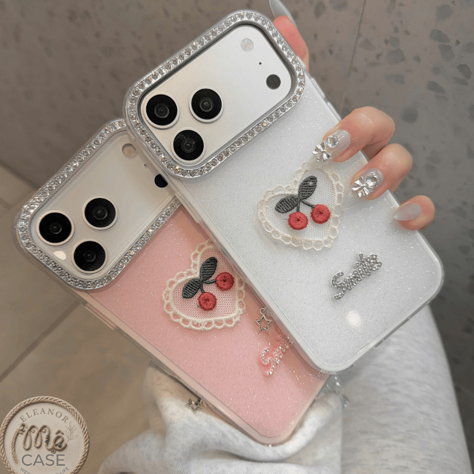 🌸  ỐP LƯNG IPHONE CHERRY PHONG CÁCH HÀN QUỐC CỰC CUTE  _ CHERRY KAWAII CASE  🍒✨ - MÊ CASE