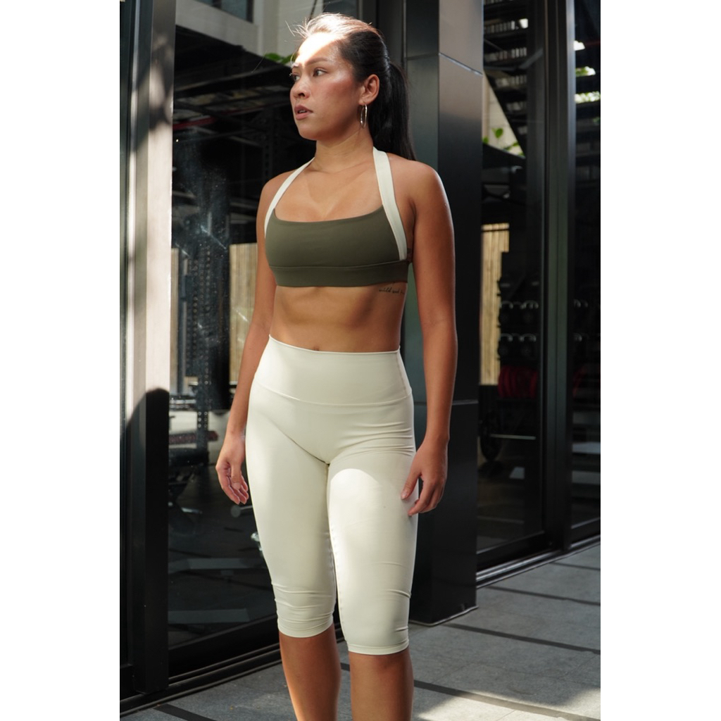 HIZEN | Quần Legging Lửng Nữ Ống Ôm Tôn Dáng, Tập Gym Yoga | MID LEGGING