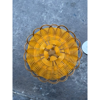 Rổ nhựa đan lót nồi kiểu mây 20-25-27cm