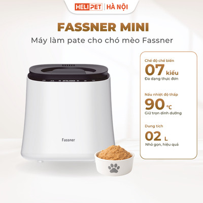 Máy Làm Pate FASSNER MINI Làm Pate Mèo, Pate Cho Chó, Pate Tươi Cho Thú Cưng
