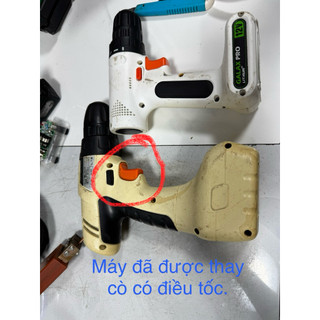 Máy khoan 12V có cấp trượt.