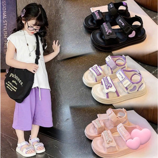 [Peinn] Sandal dép quai hậu thời trang đi học siêu nhẹ cho bé gái từ 2 tuổi đến 10 tuổi Với 3 màu