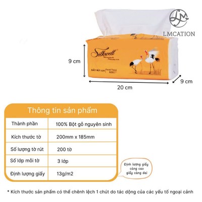 (Tặng kèm quà) Khăn giấy ăn cao cấp