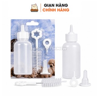 Bình Sữa Cho Chó Mèo Sơ Sinh – Bình Bú Thú Cưng, Dễ Uống, Tiện Dụng, An Toàn
