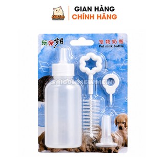 Bình Sữa Cho Chó Mèo Sơ Sinh – Bình Bú Thú Cưng, Dễ Uống, Tiện Dụng, An Toàn