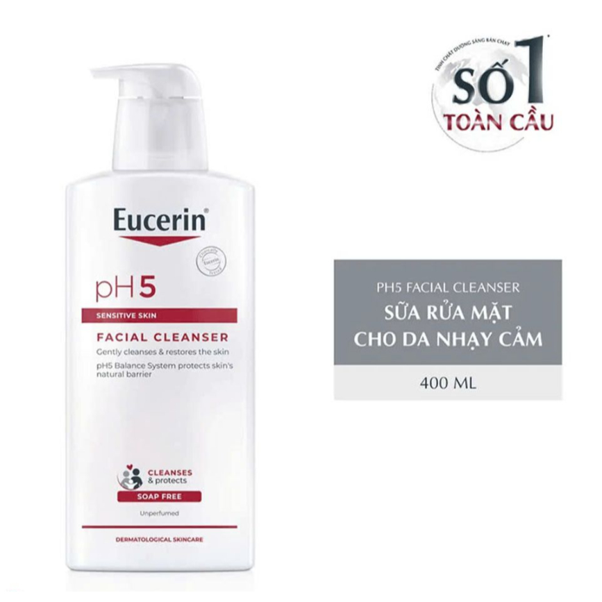EUCERIN - Sữa Rửa Mặt Eucerin Dịu Nhẹ Cho Da Nhạy Cảm