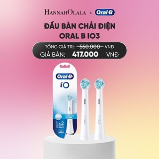 [HANNAH OLALA] Đầu Bàn Chải Điện ORAL B iO3 Blue
