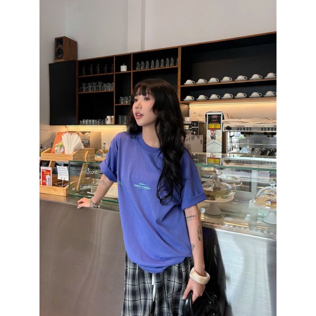 Áo Thun UNREAL Oversize Basic Ver.2 Cotton 250gsm Unisex Nam Nữ Local Brand - HOMIESSTU | BigBuy360 - bigbuy360.vn
