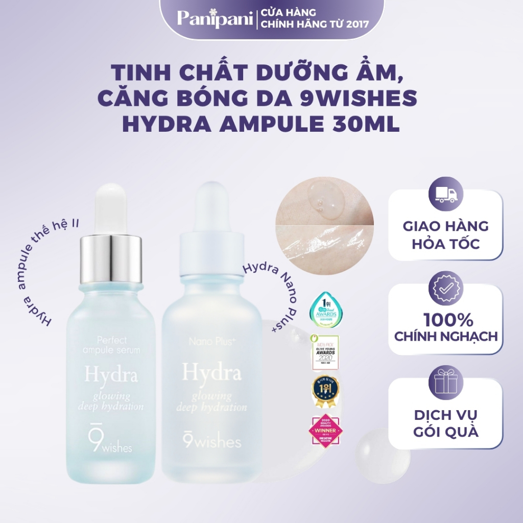 Tinh chất dưỡng da 9wishes Hydra Ampule II 30ml