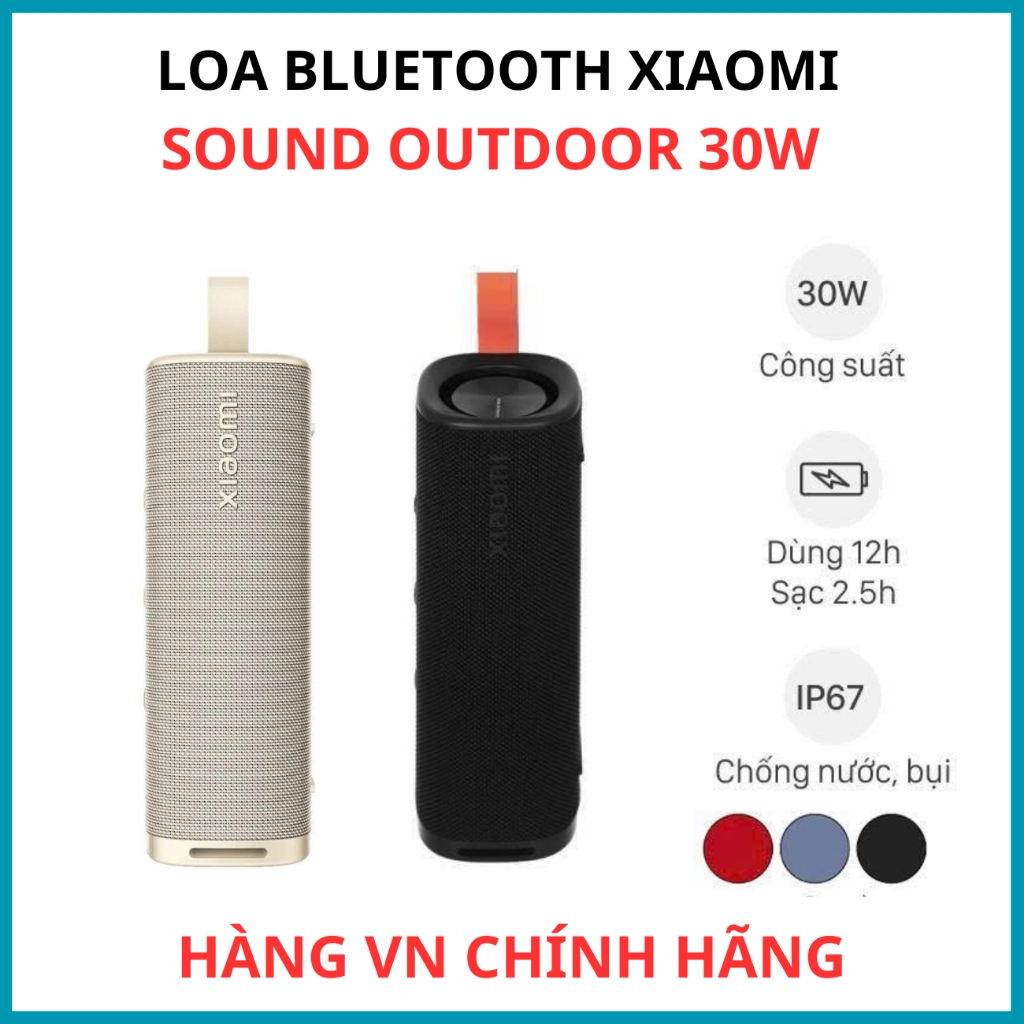 Loa Bluetooth Xiaomi Sound Outdoor 30W chính hãng - BH 12 tháng