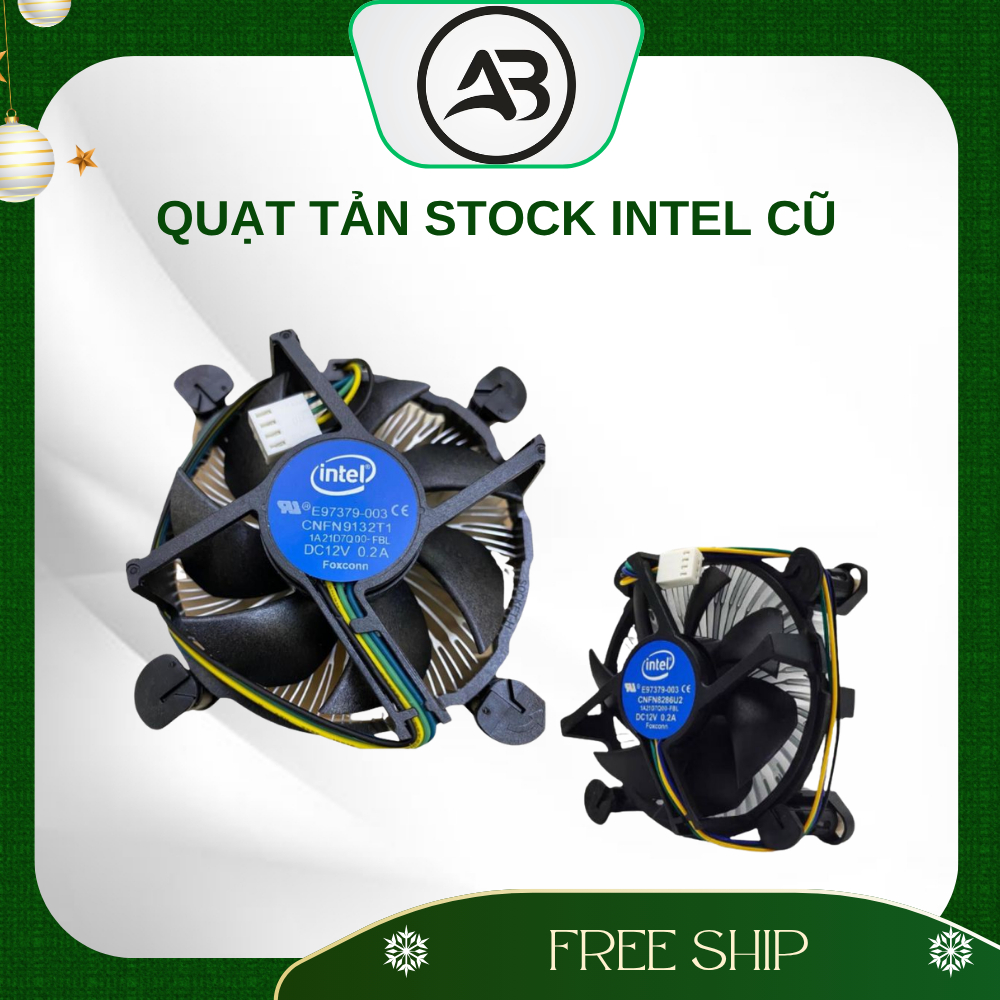 Quạt Stock intel cũ các loại socket 1200 1700 15xx