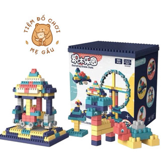 Bộ lắp ráp gồm 520 chi tiết, xếp hình đồ chơi cho bé