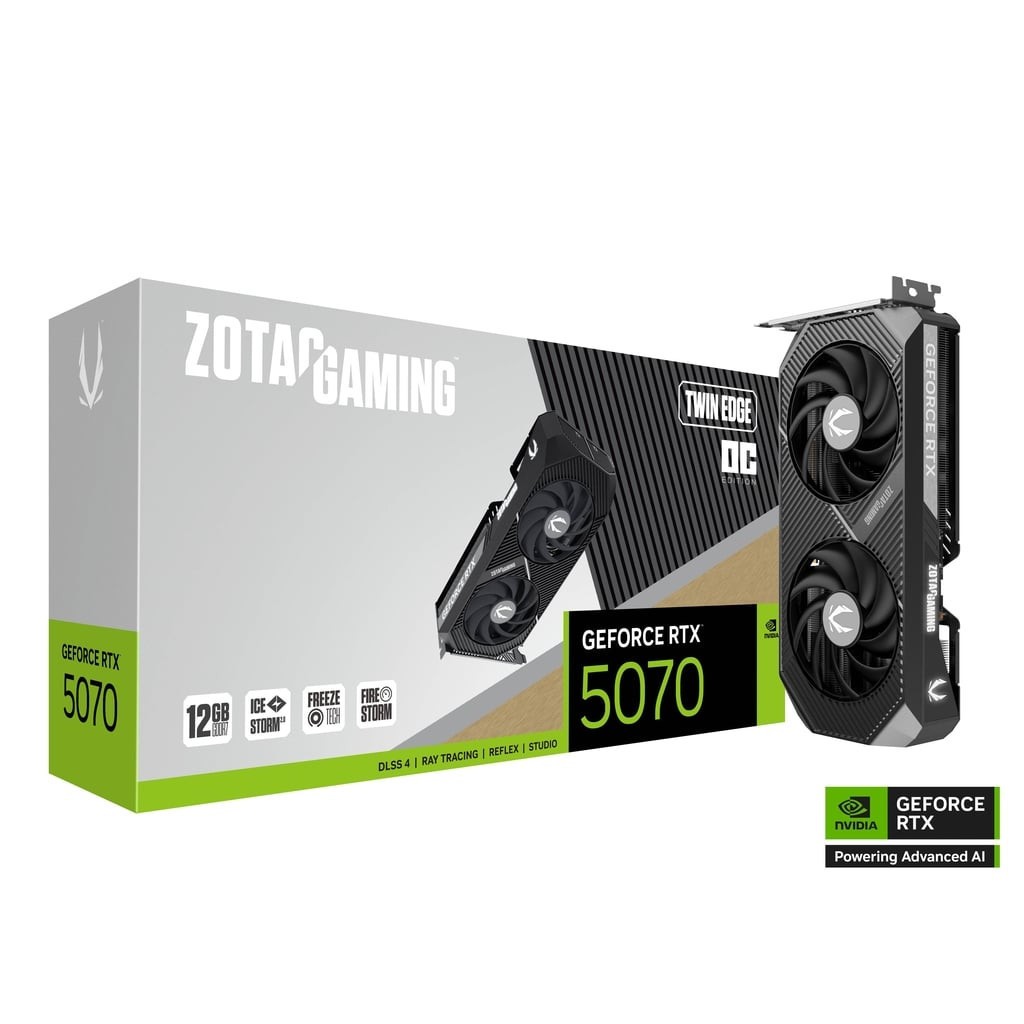 VGA Zotac Gaming GeForce RTX 5070 Twin Edge OC 12GB