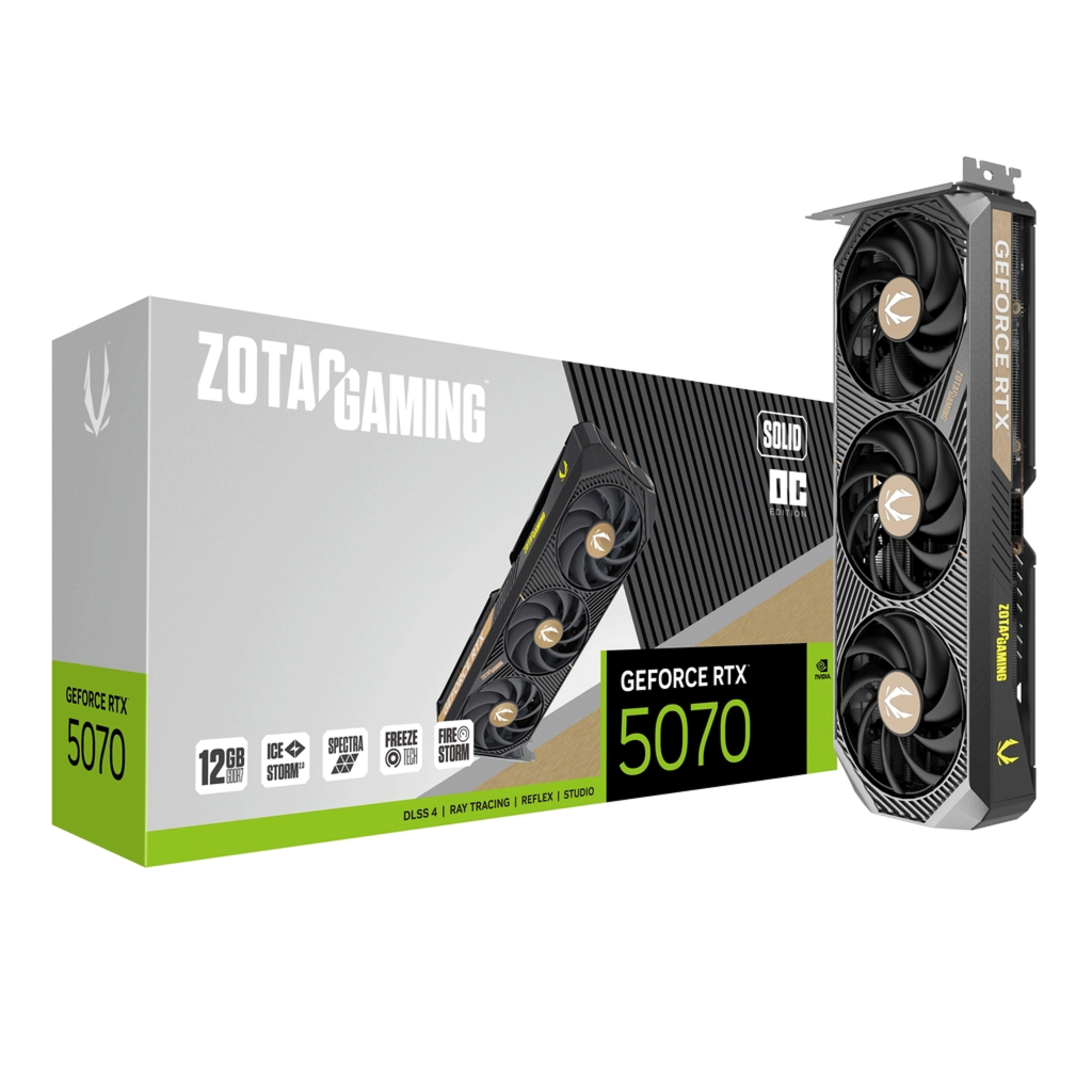 VGA NVIDIA GeForce RTX 5070 ZOTAC SOLID OC
