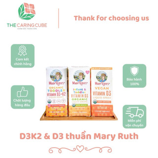 Vitamin D3K2 và D3 thuần Mary Ruth’s Hữu cơ cho trẻ em  ( Hàng US bay air )