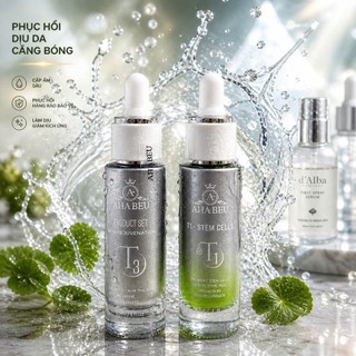 Bộ đôi tinh chất phục hồi da mỏng, dùng được cho mọi loại da