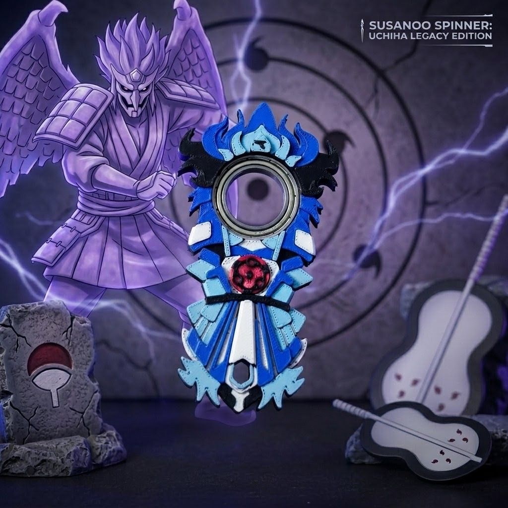 [K4 madara] Keyrambit MADARA NARUTO- Móc khoá xoay keyrambit xả stress - chất liệu cao cấp