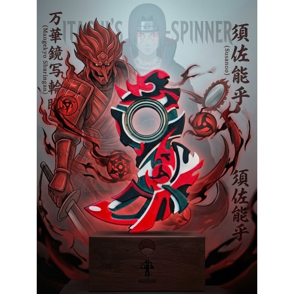 [K2 Itachi] Keyrambit ITACHI NARUTO- Móc khoá xoay keyrambit xả stress - chất liệu cao cấp