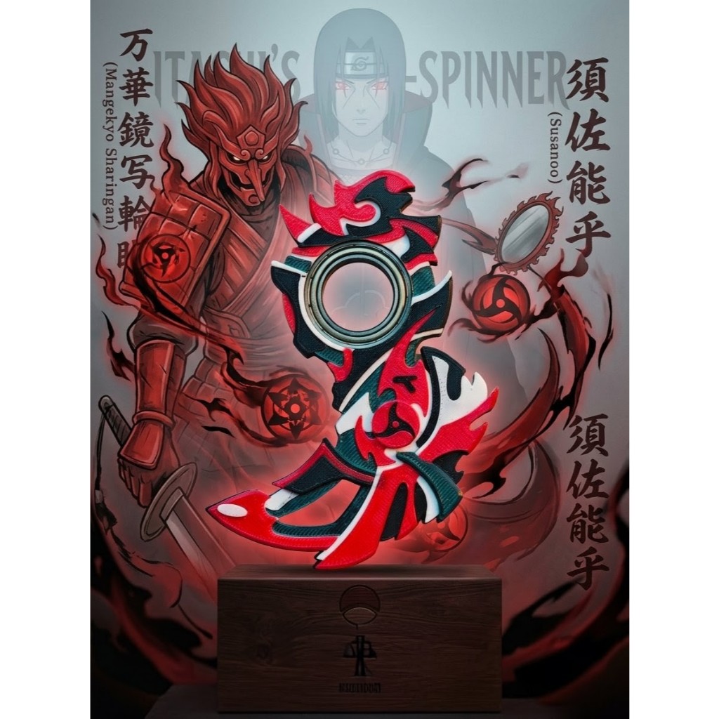 [K2 itachi] Keyrambit ITACHI NARUTO- Móc khoá xoay keyrambit xả stress - chất liệu cao cấp