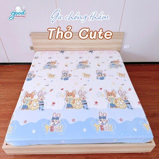 Ga chống thấm goodmama 100% cotton cao cấp (không vỏ gối)