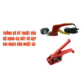 Bộ dụng cụ kẹp nhiệt dây đai