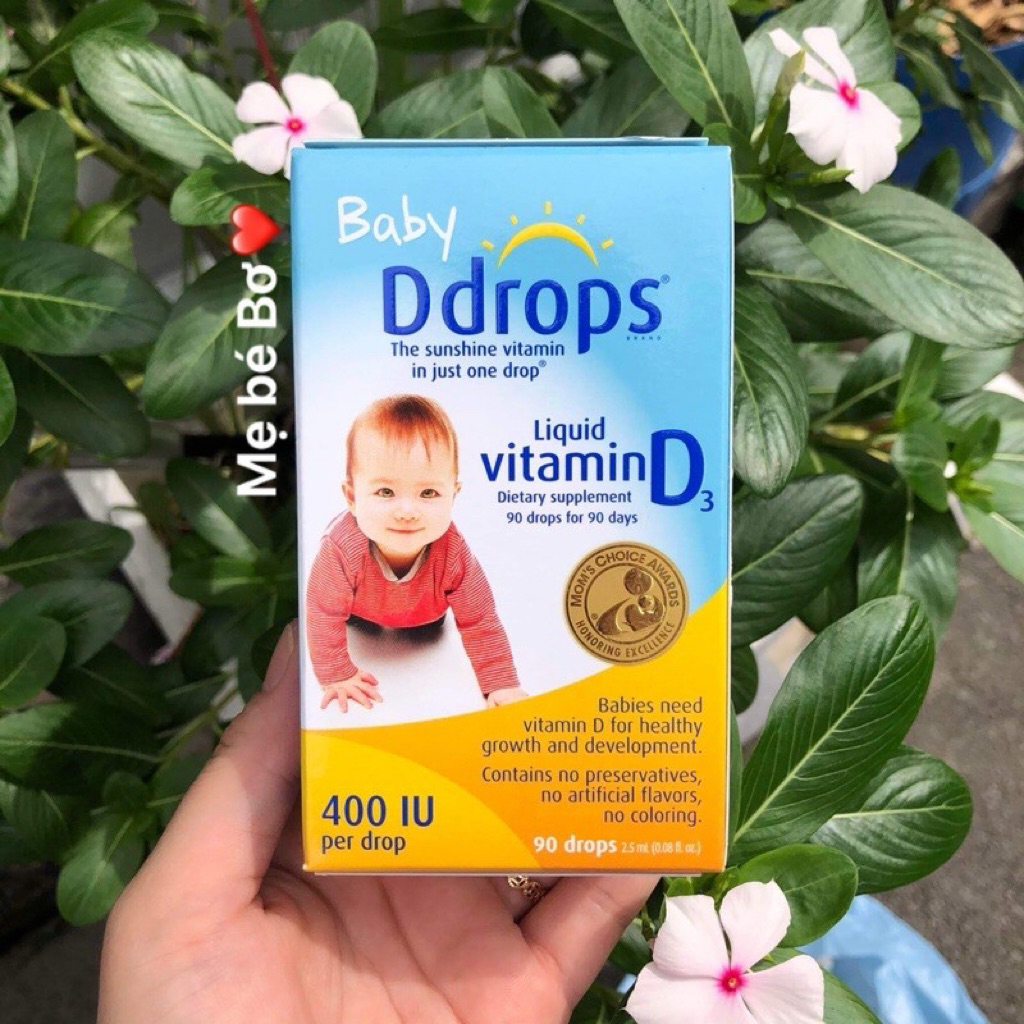 Vitamin D3 Baby Ddrops Mỹ 90 giọt
