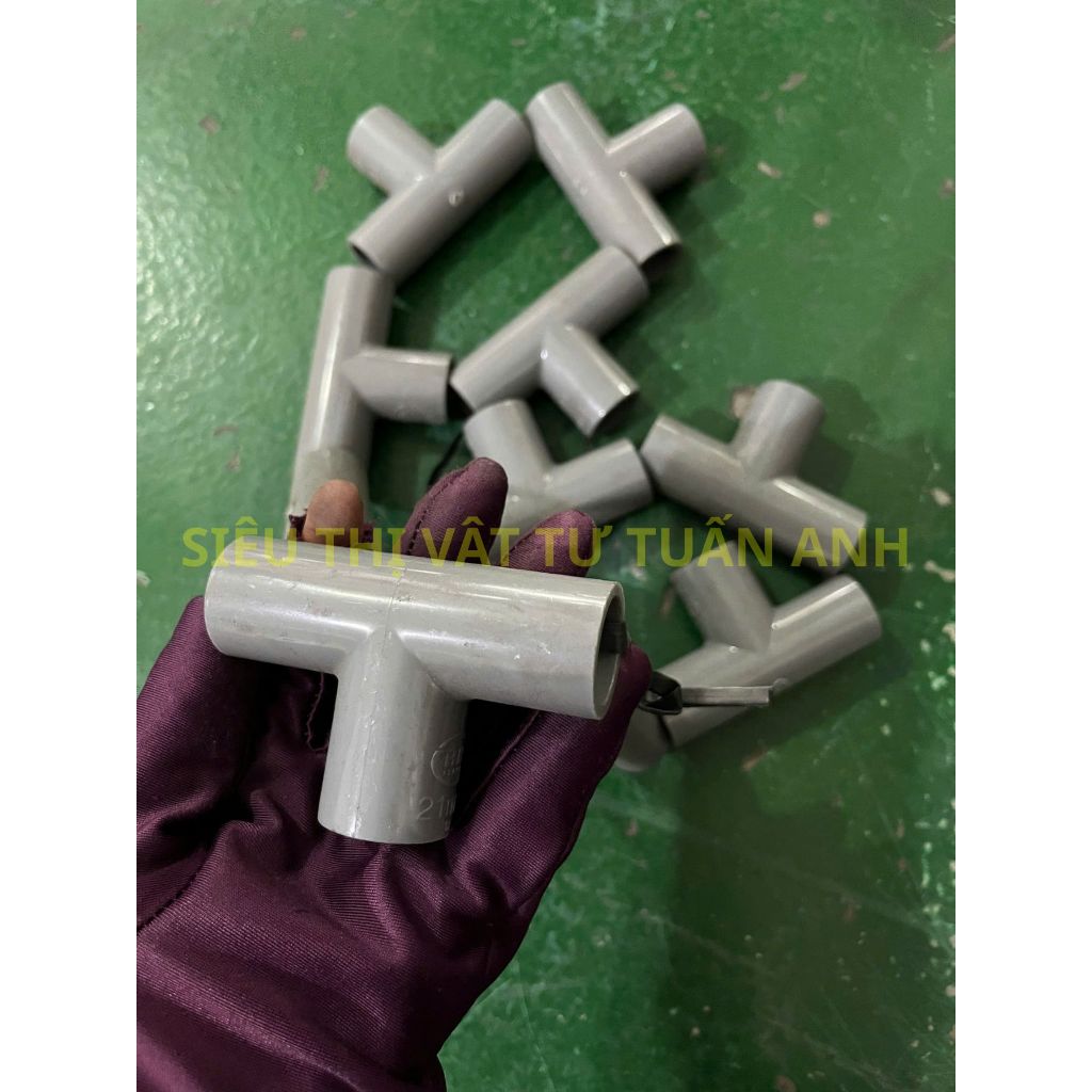 [T ỐNG NHỰA PVC BM size nhỏ] CHỮ T TÊ NGÃ BA ỐNG NHỰA PVC BM BÌNH MINH 21 27 34 42 49 60 76 90 114 T