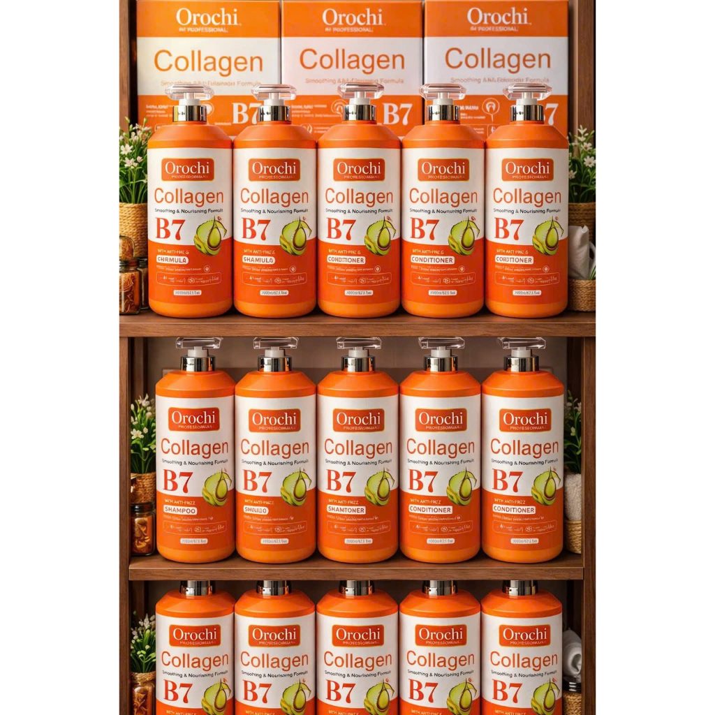 Dầu Gội Thiên Nhiên Phục Hồi Hư Tổn Toàn Diện Venora - Biotin Collagen 2000ml/Chai