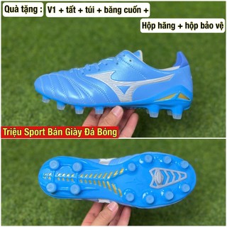 giày đá bóng mzn neo 4 PRO FG Loại 1 (Tặng túi rút + tất + băng cuốn + hộp hãng )