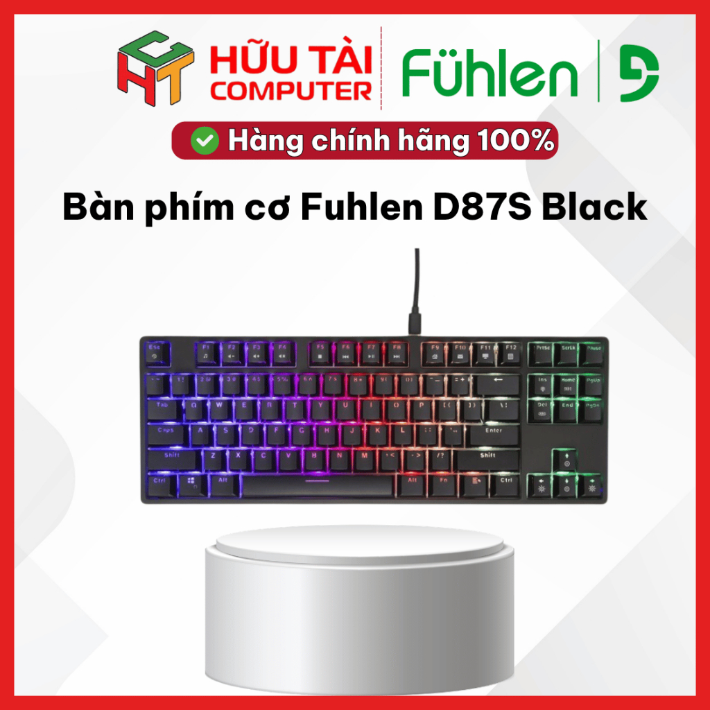 Bàn phím cơ Fuhlen D87S Black Blue