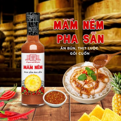 [CHAI THUỶ TINH 300G] Mắm nêm pha sẵn ăn liền Làng Chài Xưa, nguyên liệu tươi, thơm ngon đặc biệt