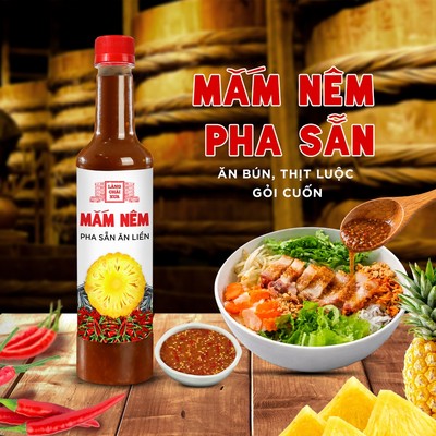 [Chai nhựa 620g] Mắm nêm Làng Chài Xưa pha sẵn ăn liền cao cấp, nguyên liệu tươi, thơm ngon đặc biệt
