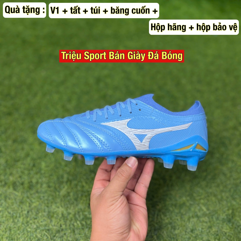 giày đá bóng mzn neo 4 elite FG V1 ( tặng tất + túi + băng cuốn + hộp hãng + hộp bảo vệ )