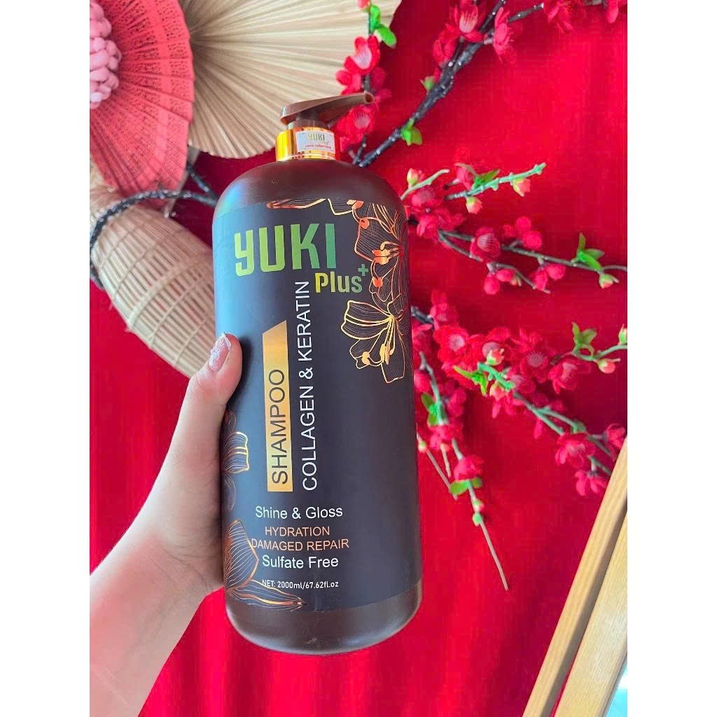YUKI PLUS - DẦU GỘI COLLAGEN KARETIN - 2000ML