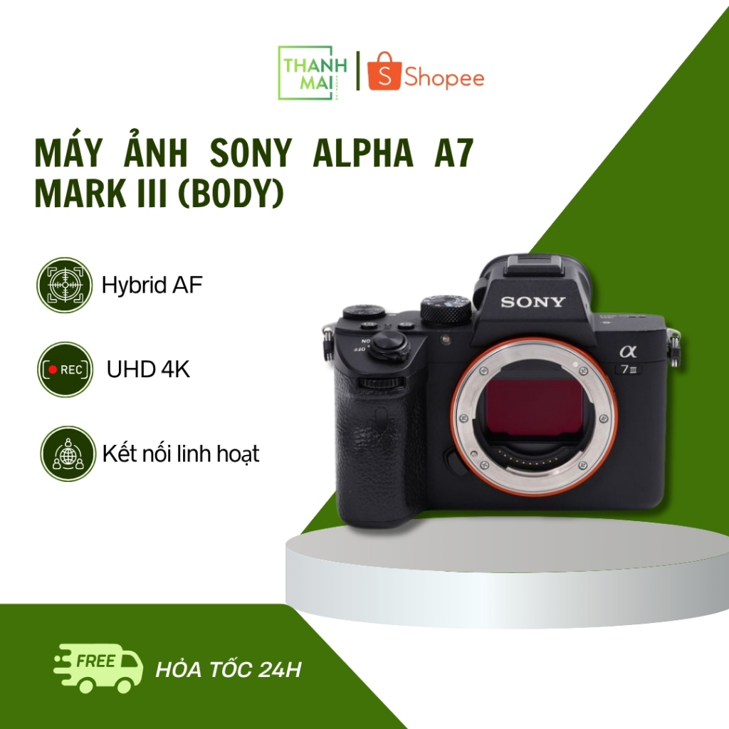 Máy ảnh Sony Alpha A7 Mark III (Body) | Mới 97%