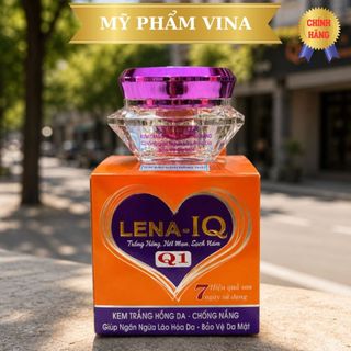 Kem LENA-IQ Q1  dưỡng trắng - Hồng da - Chống nắng - Lão hóa - Bảo vệ da LENA-IQ Q1 (15g)